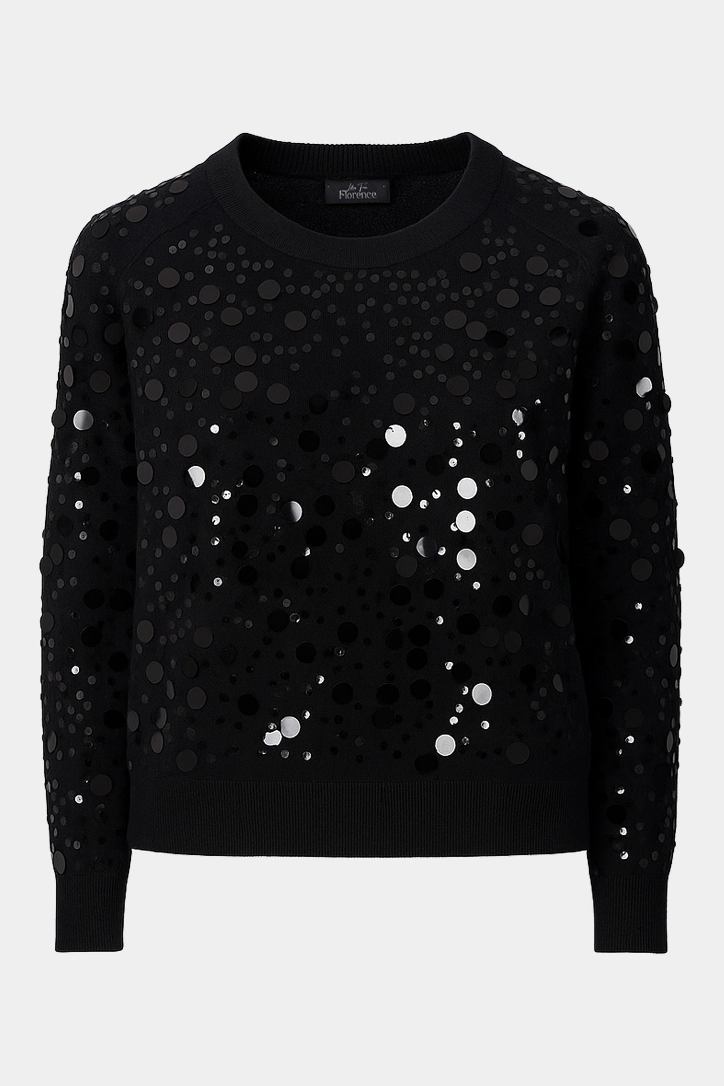Crew Sequin Front Jumper