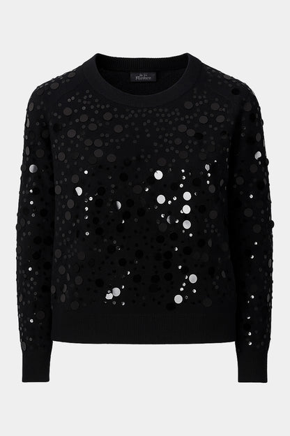 Crew Sequin Front Jumper