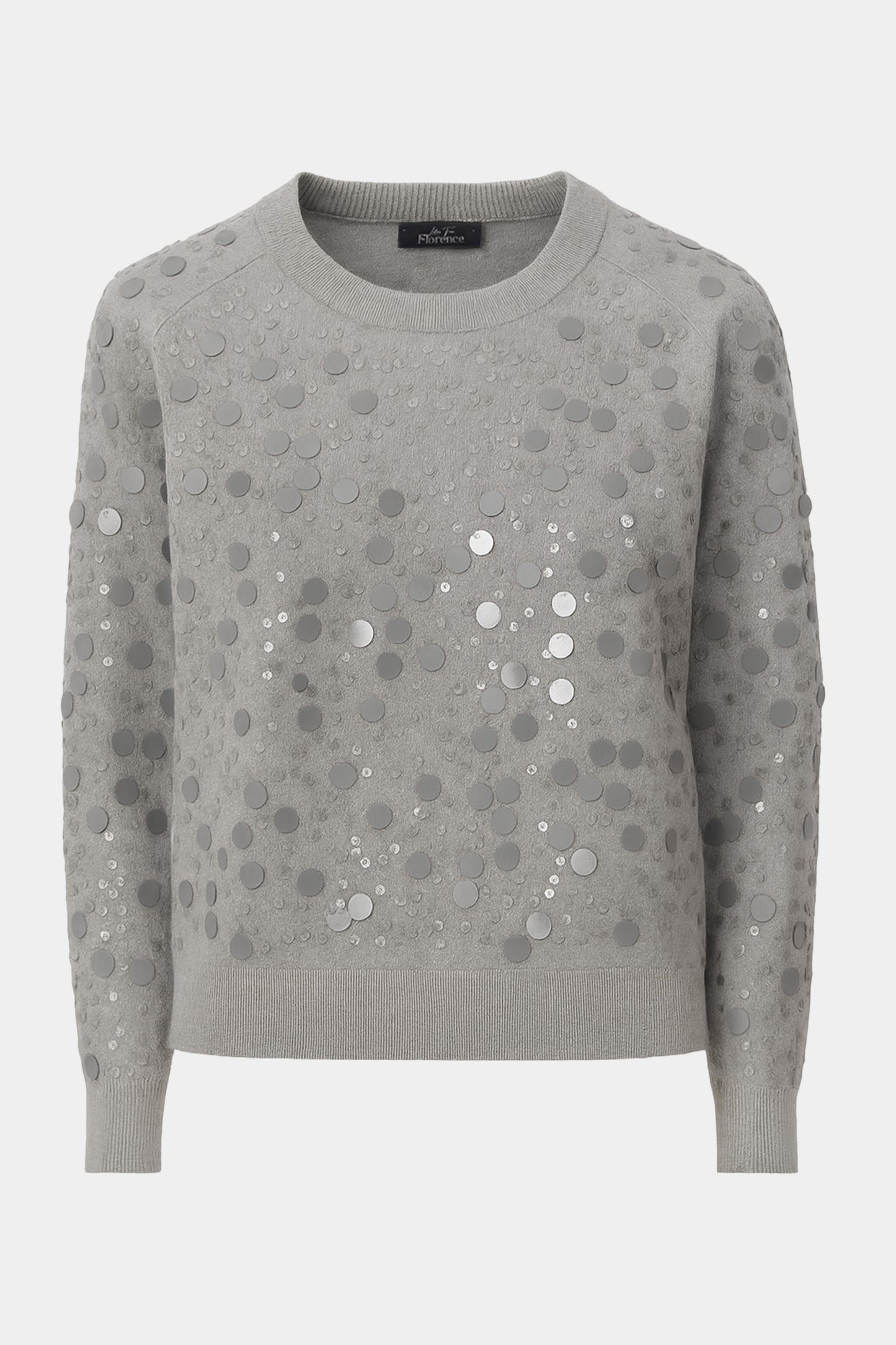 Crew Sequin Front Jumper
