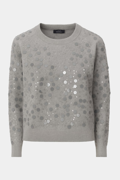 Crew Sequin Front Jumper