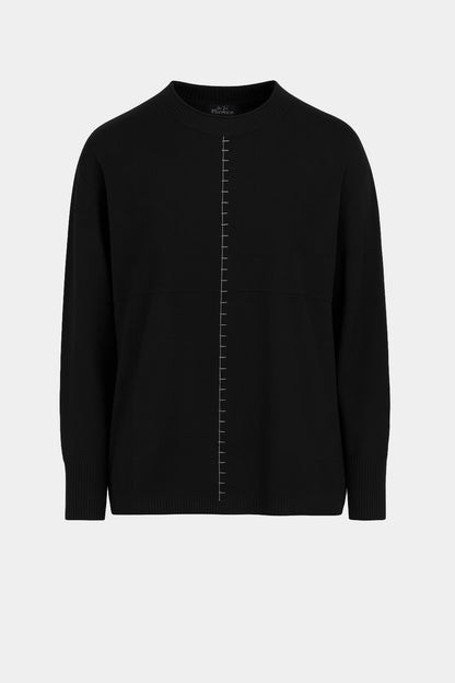 Crew Whipstitch Detail Jumper