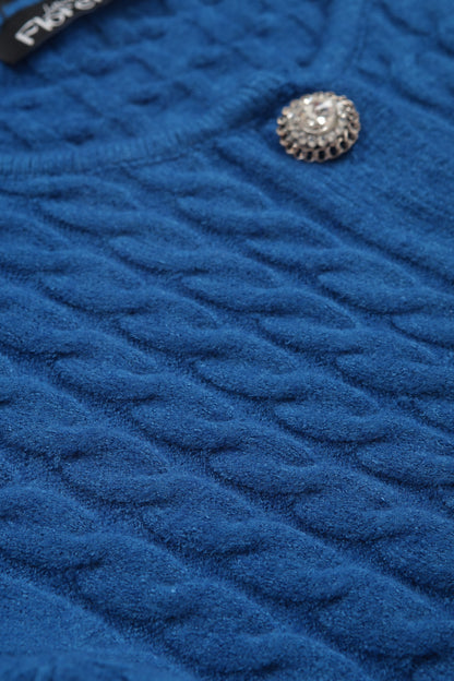 Cable Knit Short Cardigan