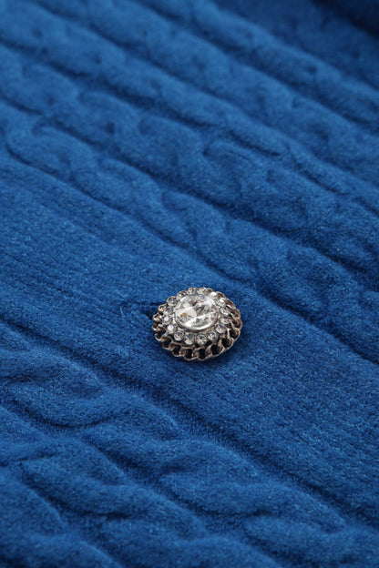 Cable Knit Short Cardigan