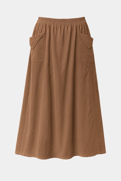 Corduroy Two Pocket Skirt