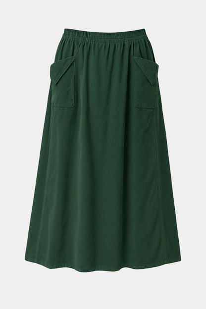Corduroy Two Pocket Skirt