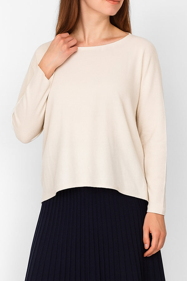 Cloud One Boxy Slash Neck Crop