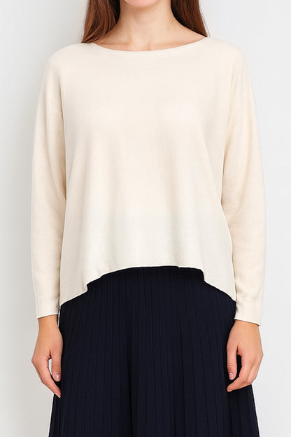 Cloud One Boxy Slash Neck Crop