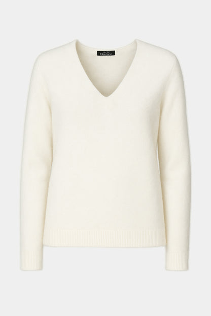 V-Neck Alpaca Jumper