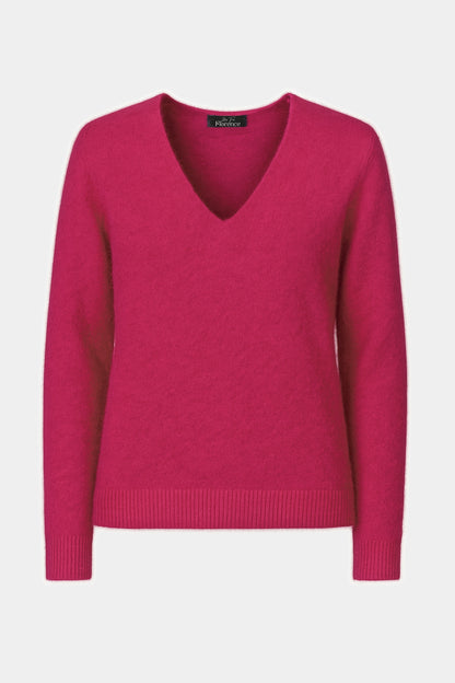 V-Neck Alpaca Jumper