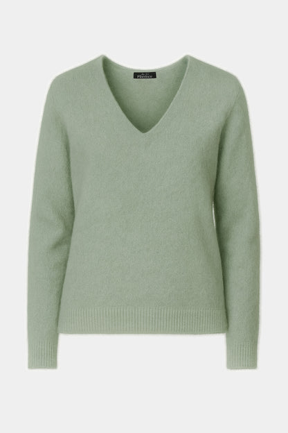 V-Neck Alpaca Jumper