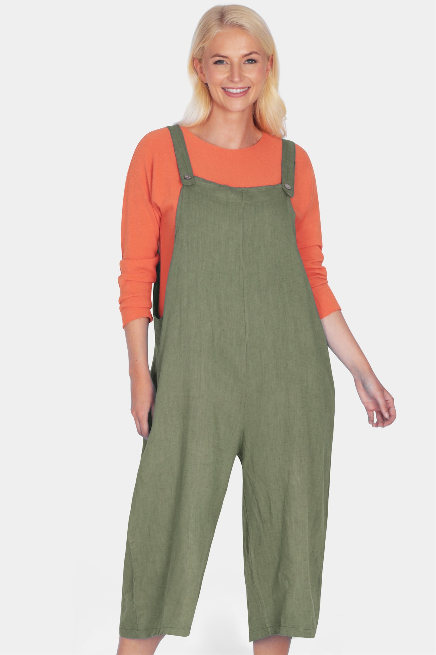 Artisan Linen Dungarees