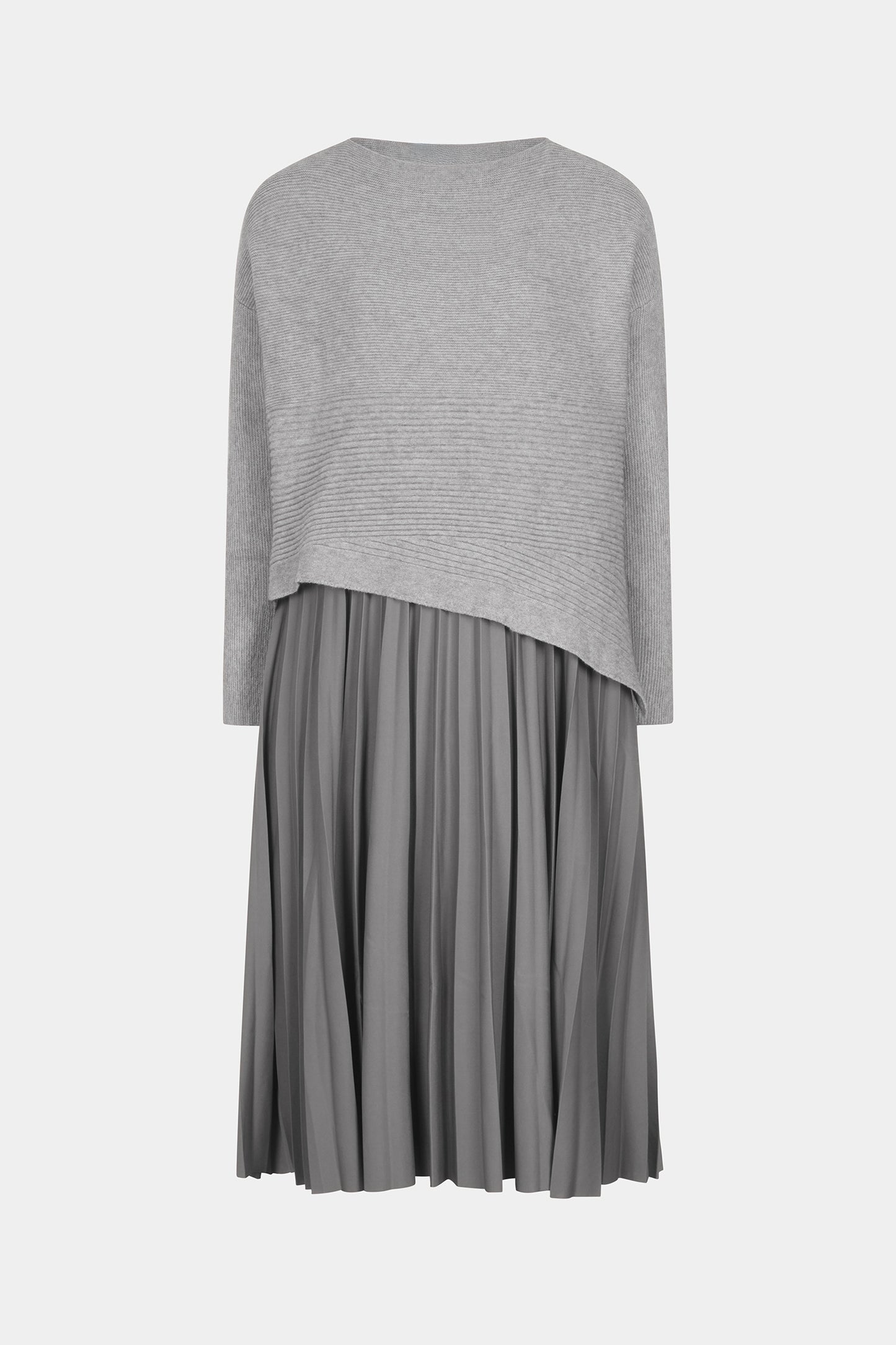 Leelan Asymmetric Hem Dress Set