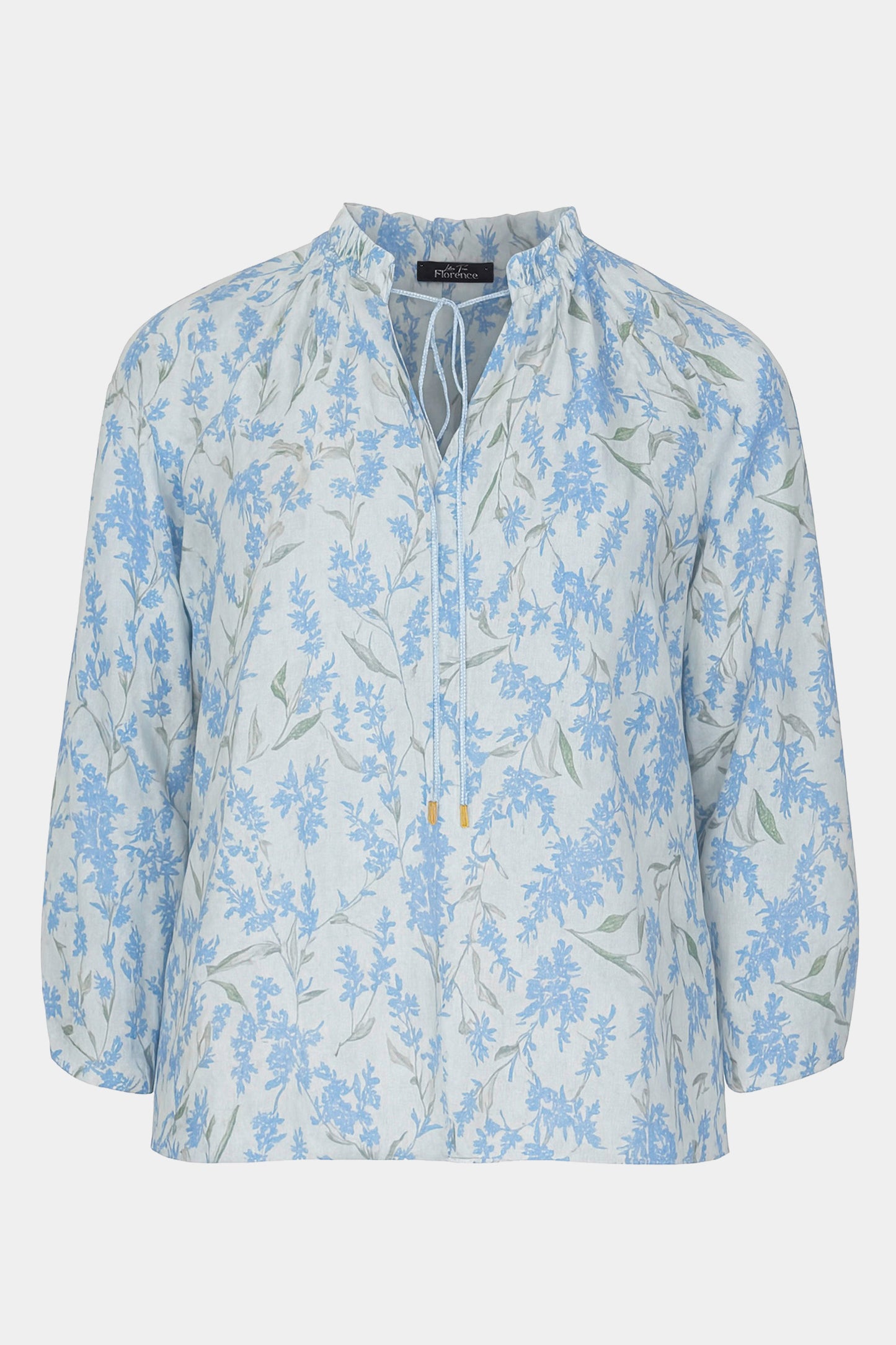 Wildflower Frill Tie Neck Blouse