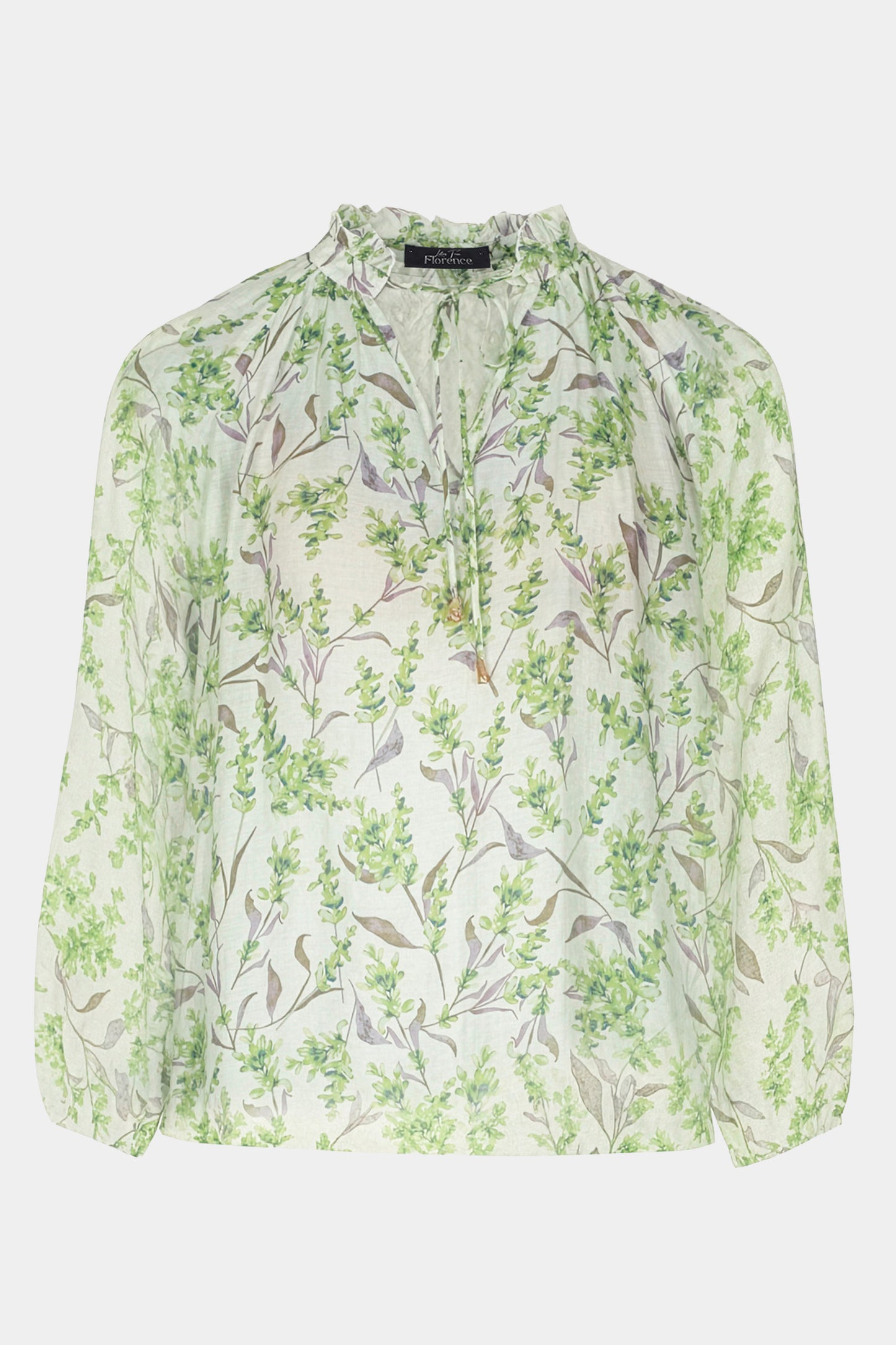 Wildflower Frill Tie Neck Blouse