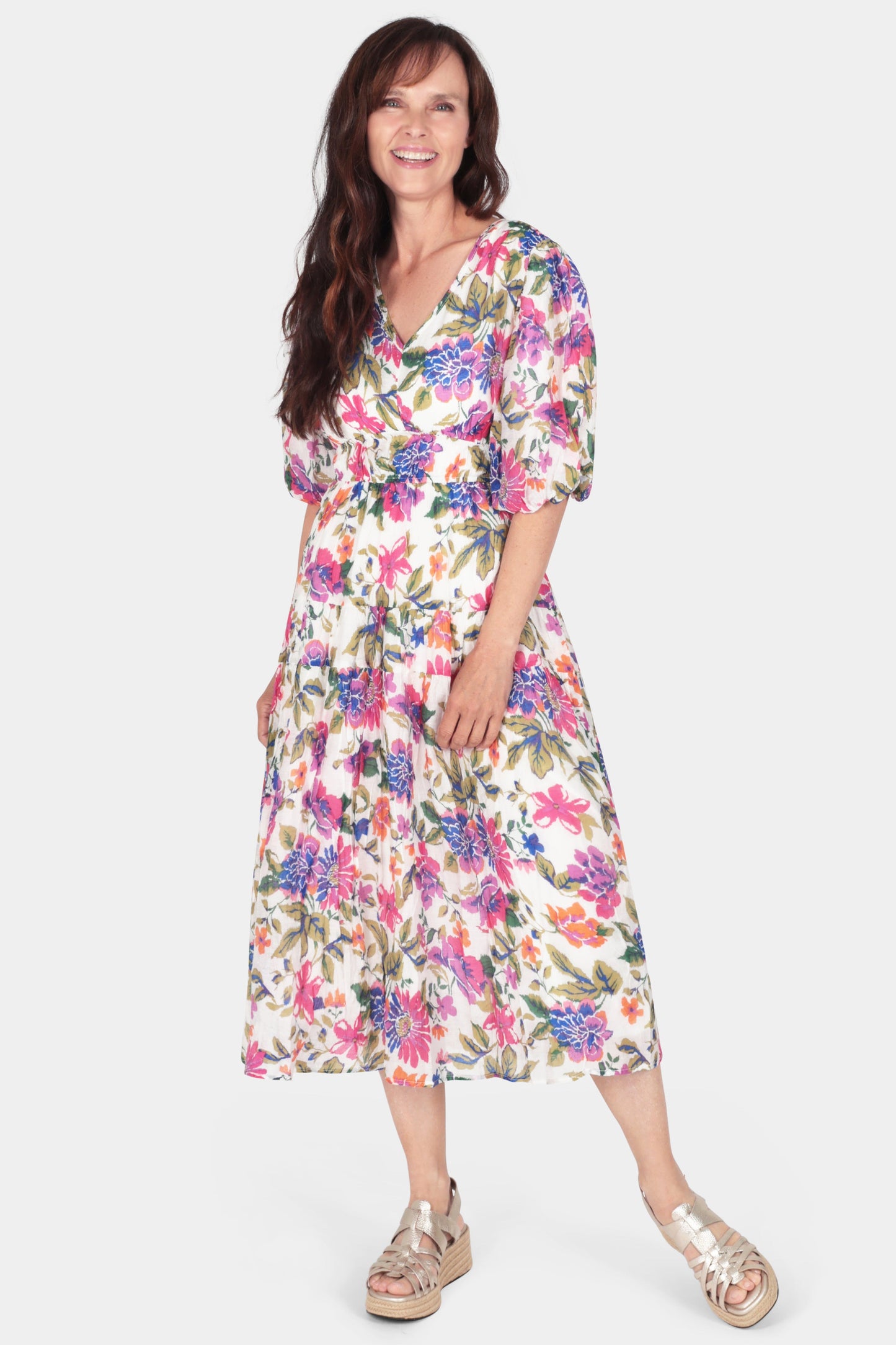 Lucca Meadow Midi Dress