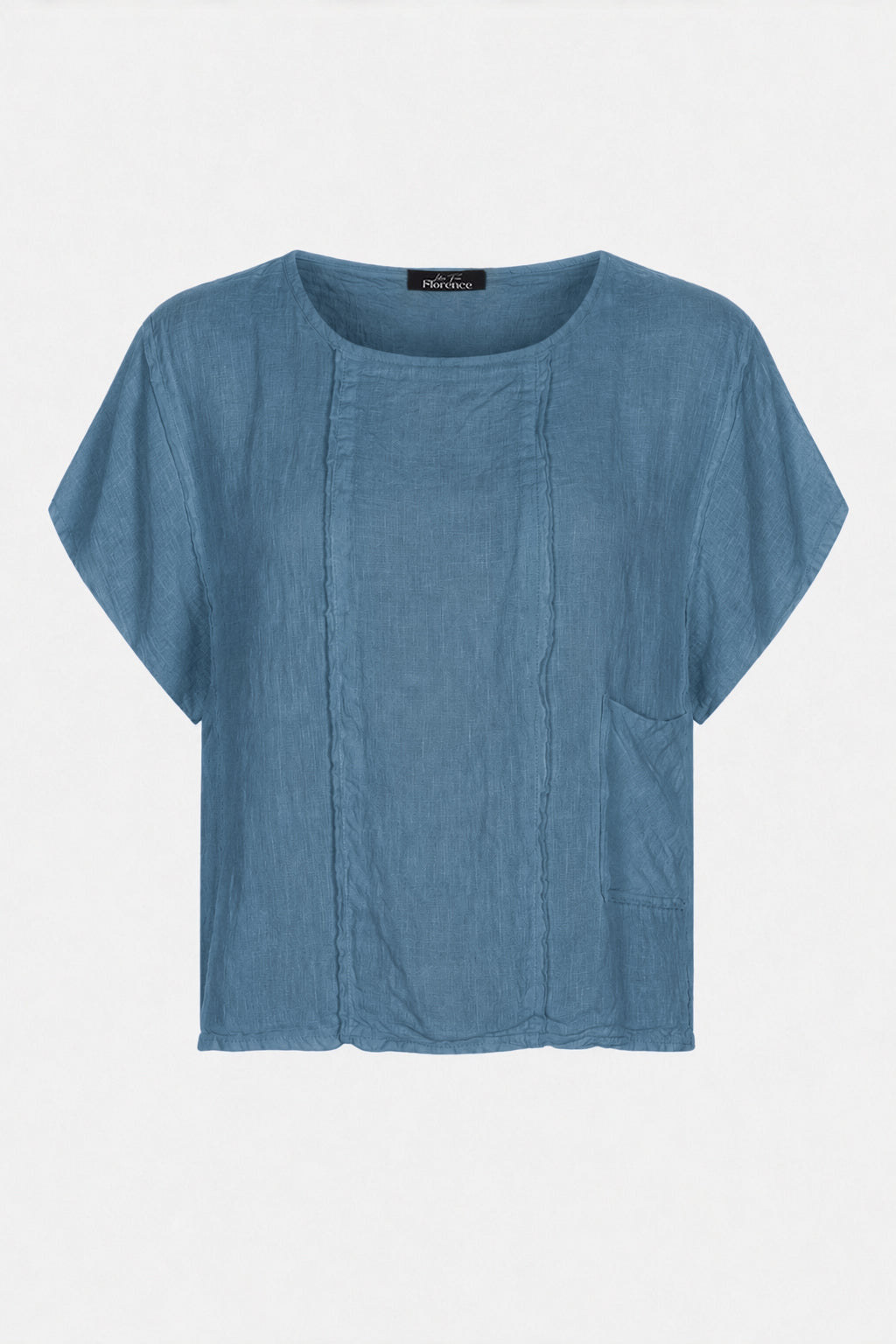 Artisan Seam Linen Top