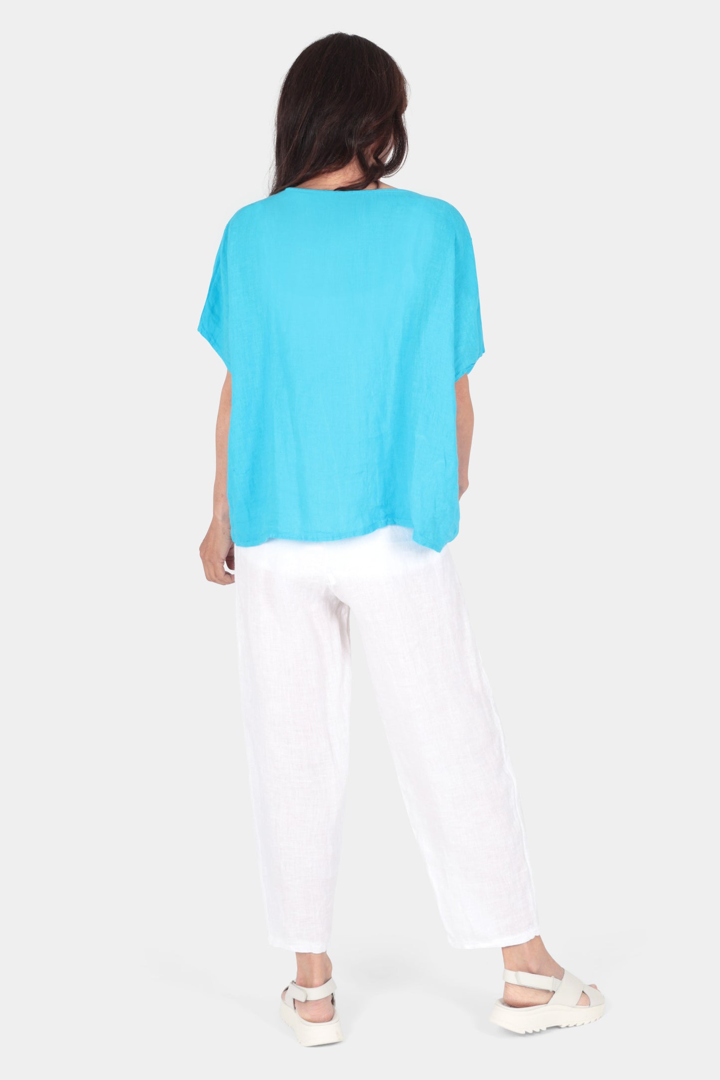 Artisan Seam Linen Top