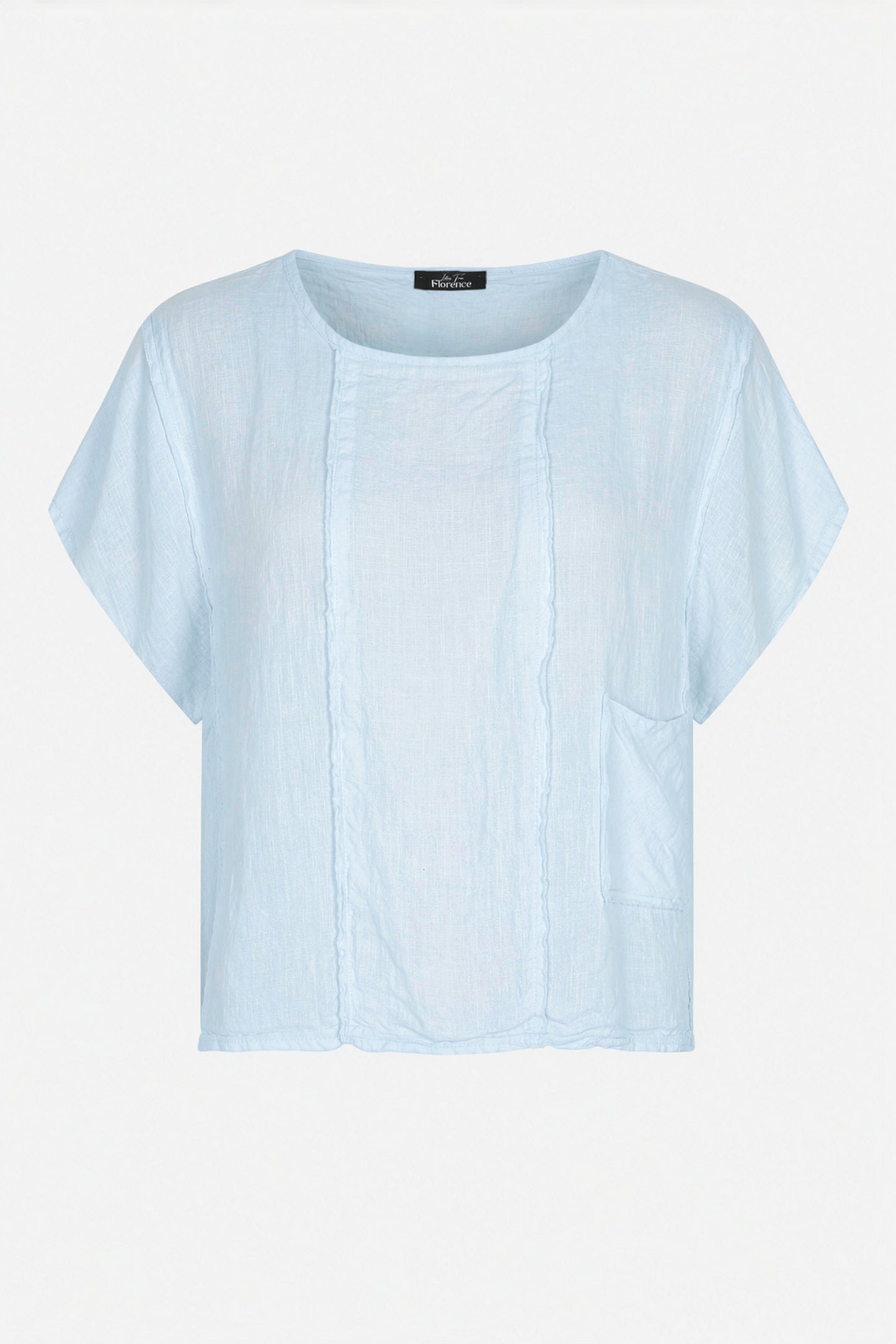 Artisan Seam Linen Top