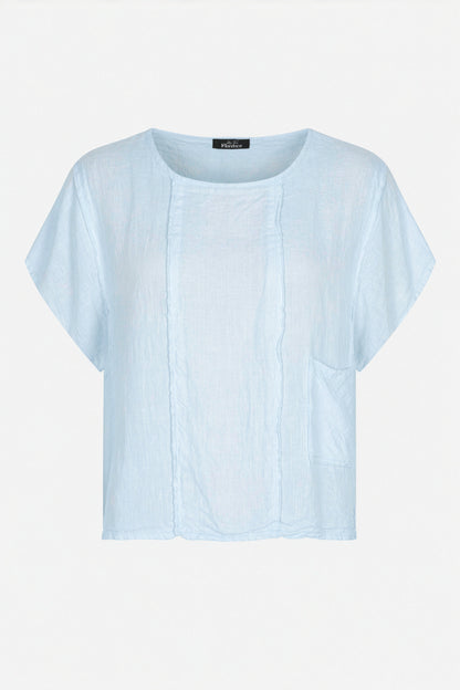Artisan Seam Linen Top