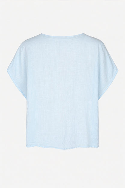 Artisan Seam Linen Top