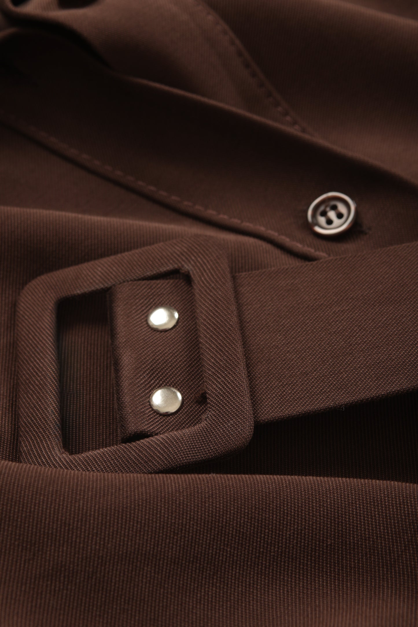 Collared Button Front Midi Dress