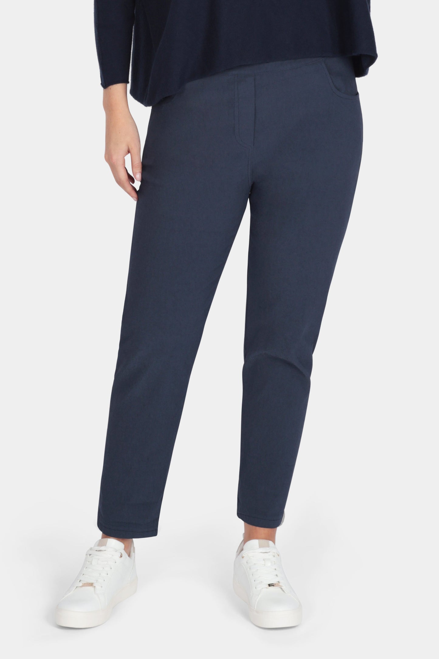 Tie-Waist Stretchy Trousers