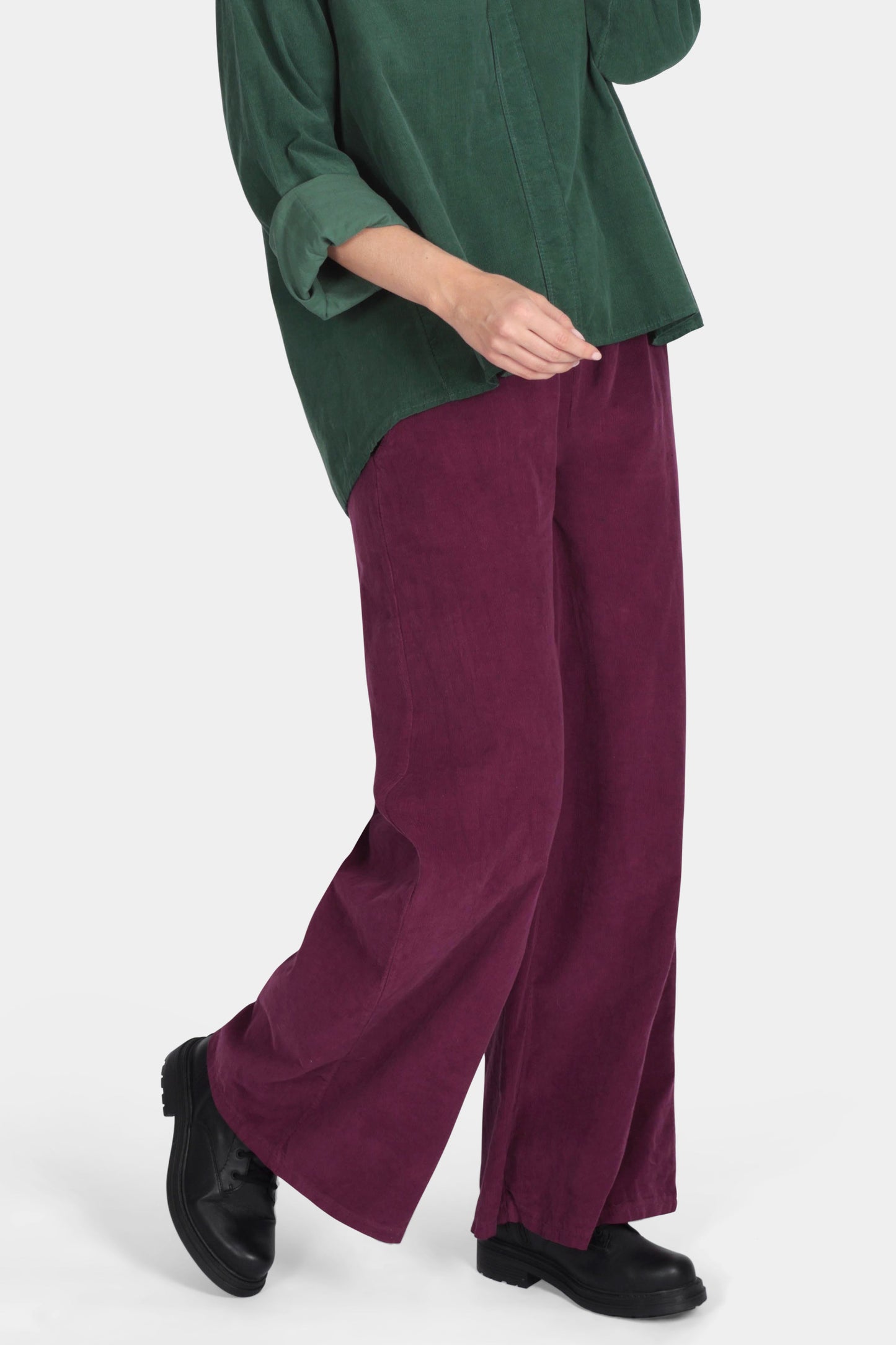 Corduroy Wide Leg Trousers