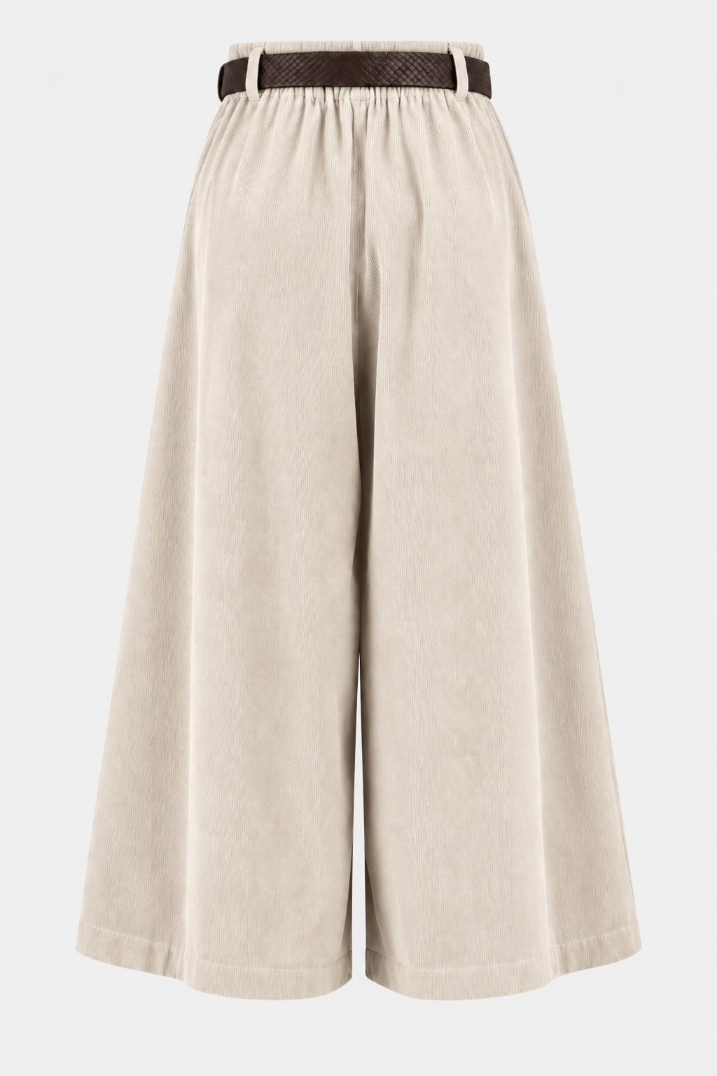 Wide Palazzo Cotton Cord Trousers
