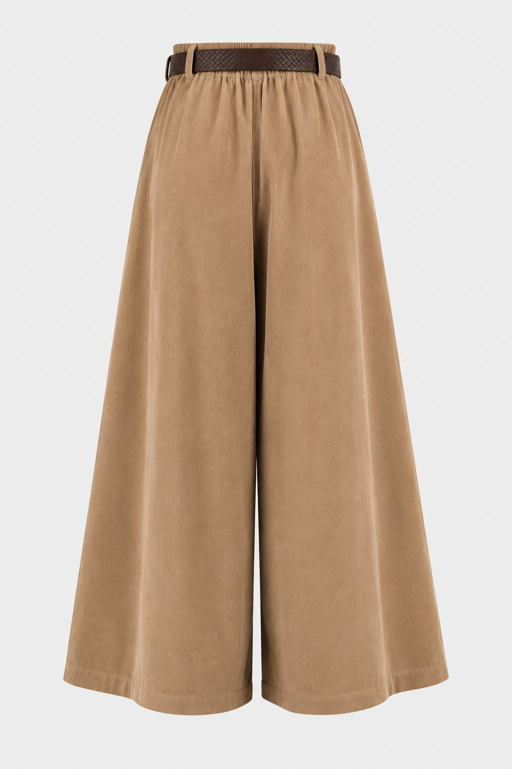 Wide Palazzo Cotton Cord Trousers