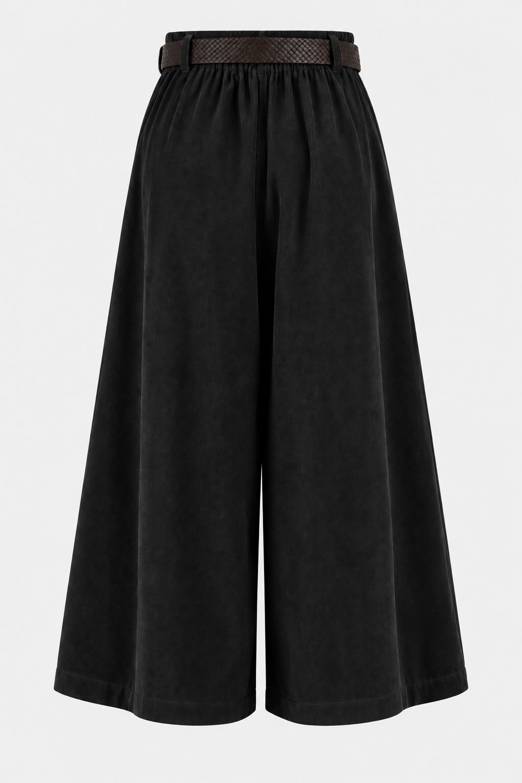 Wide Palazzo Cotton Cord Trousers