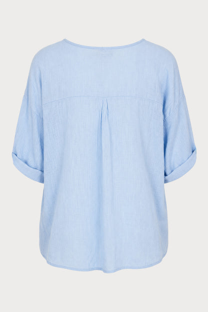 Delis Cotton Button Side Top