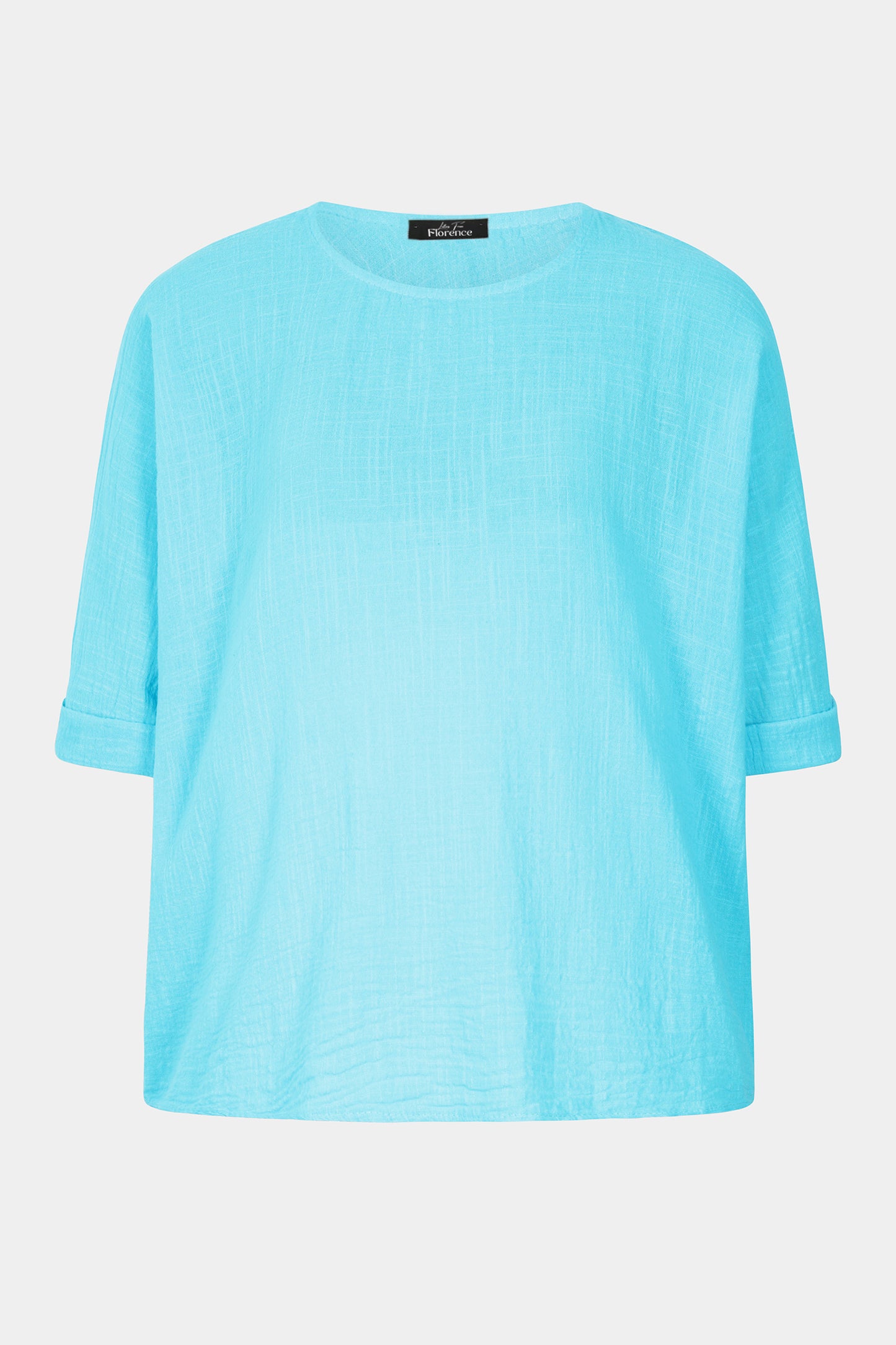 Amelie Round Neck Cotton Top