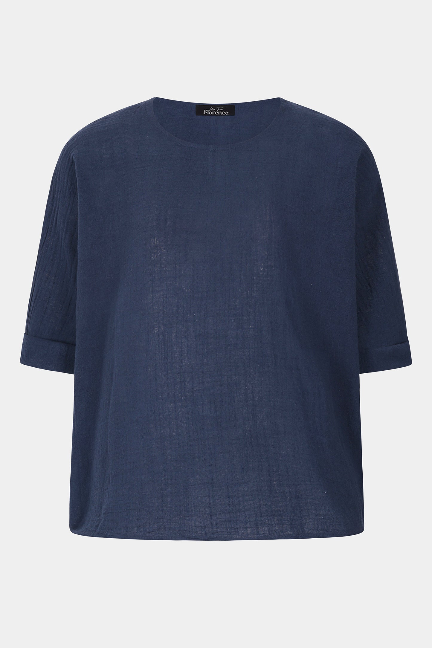Amelie Round Neck Cotton Top