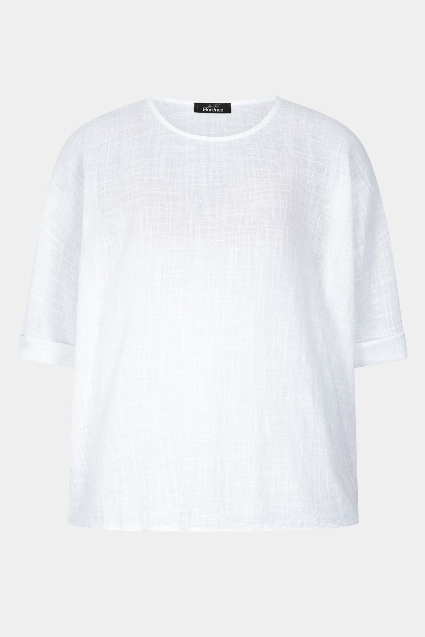 Amelie Round Neck Cotton Top