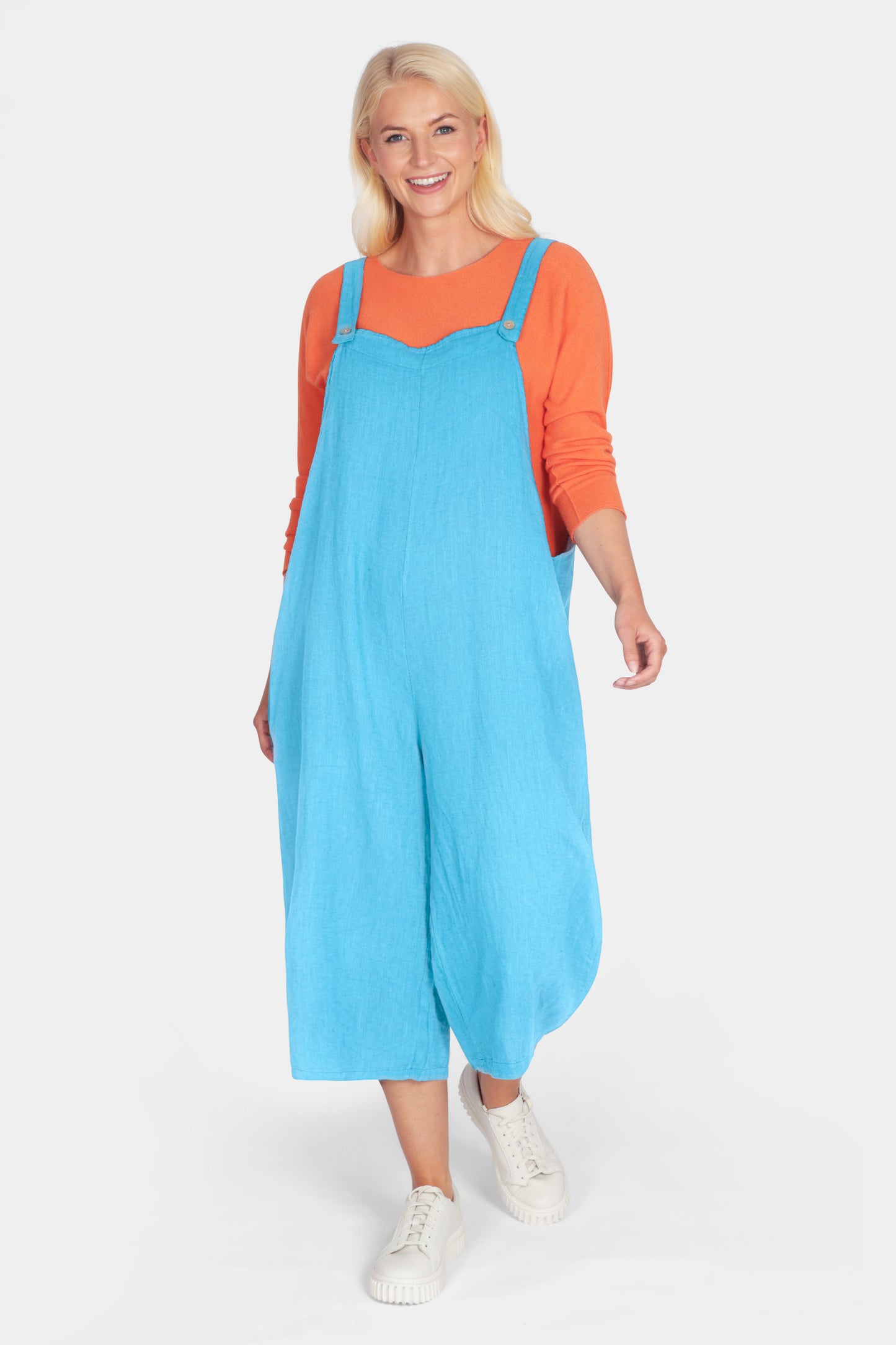 Lantern Linen Dungarees