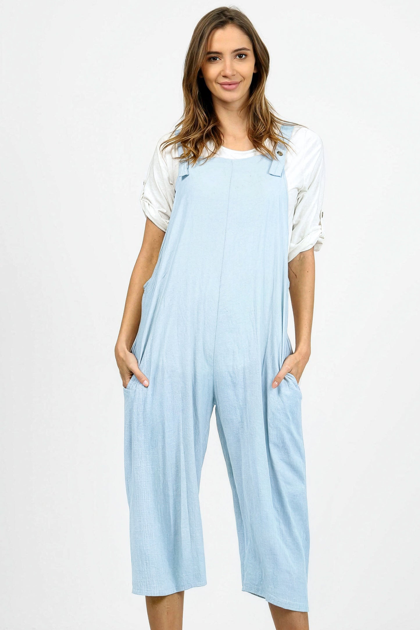 Lantern Linen Dungarees