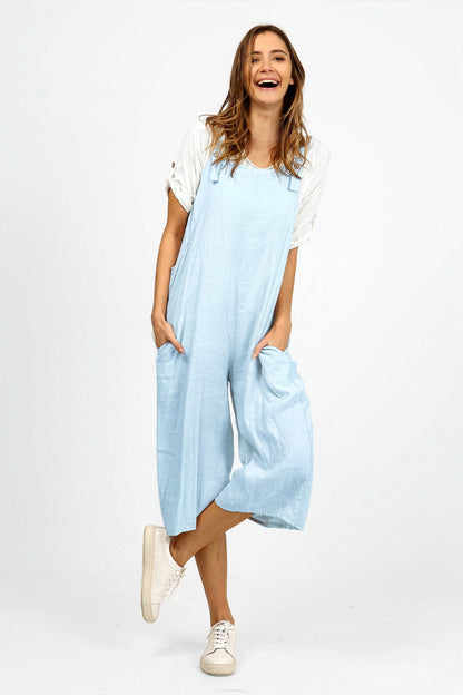Lantern Linen Dungarees