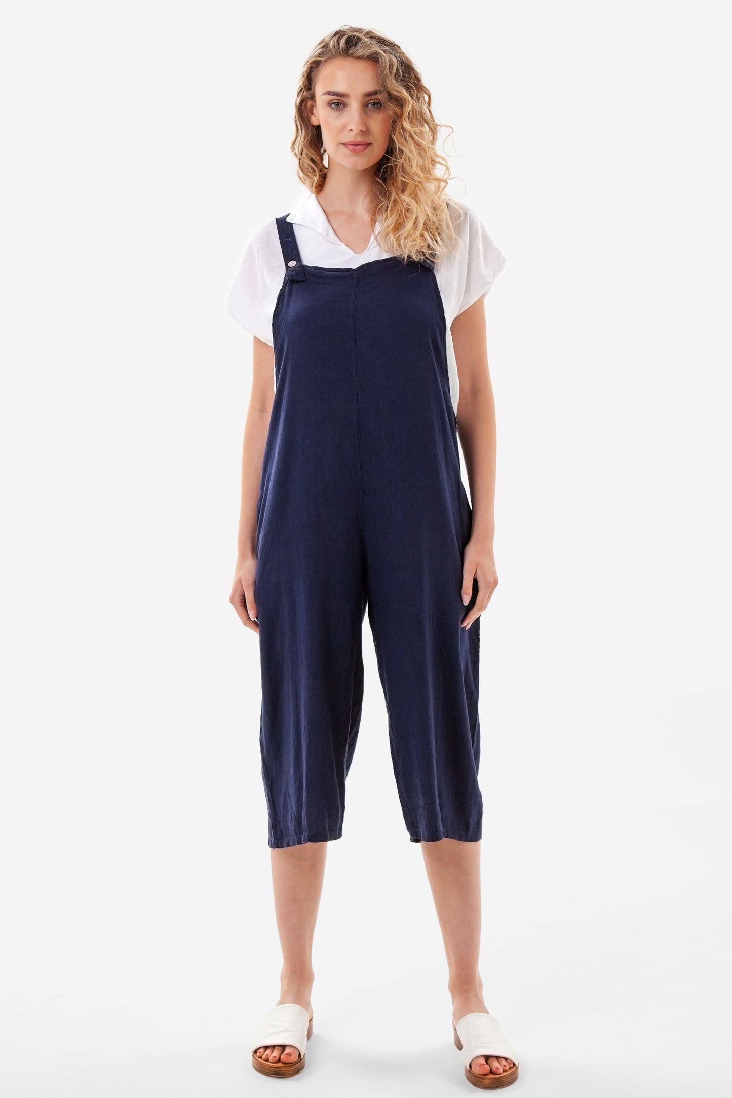 Lantern Linen Dungarees
