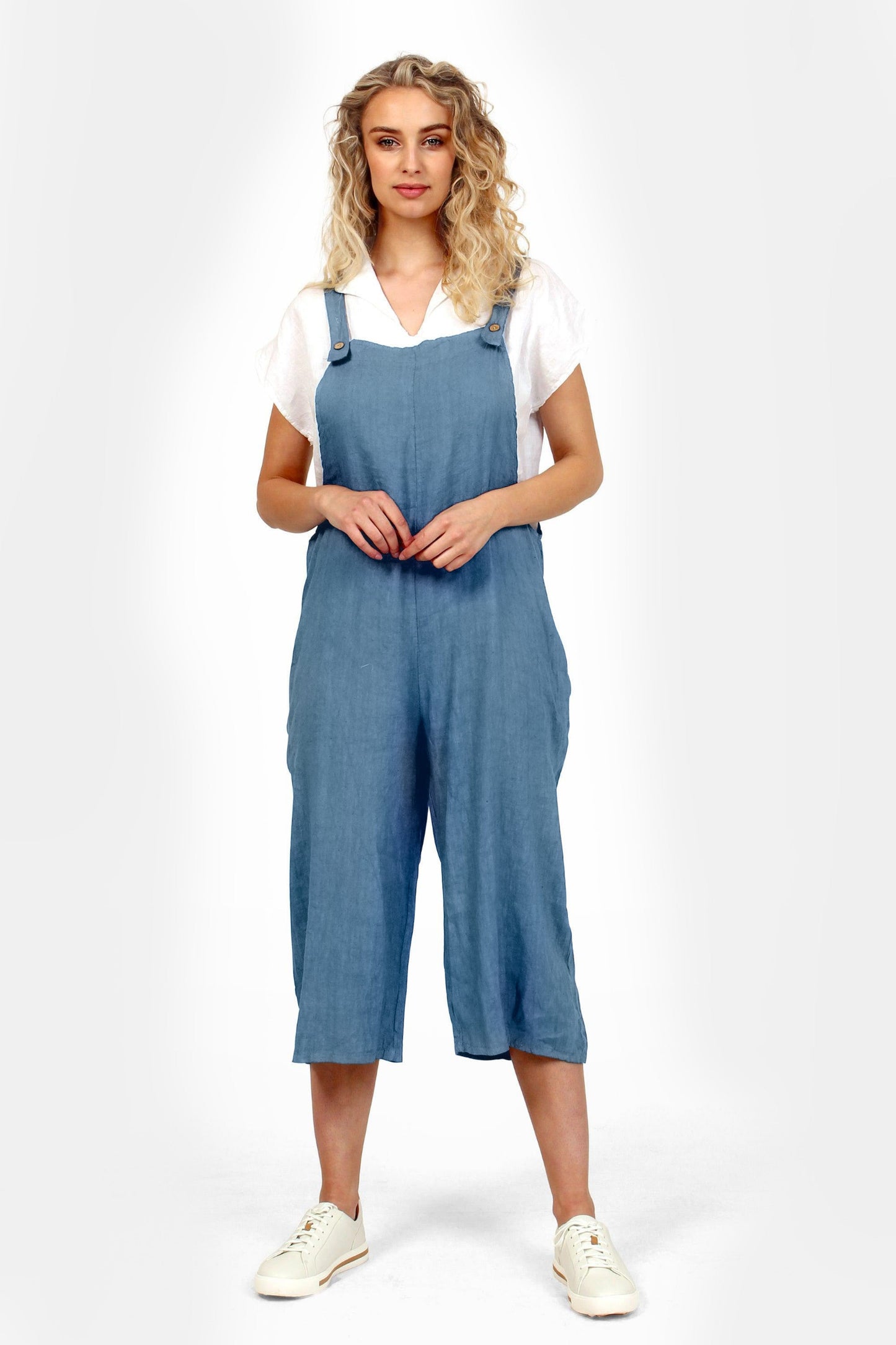 Lantern Linen Dungarees