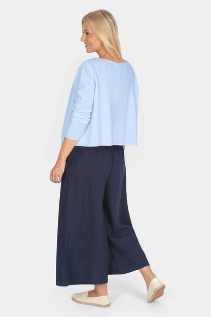 Palazzo Linen Trousers