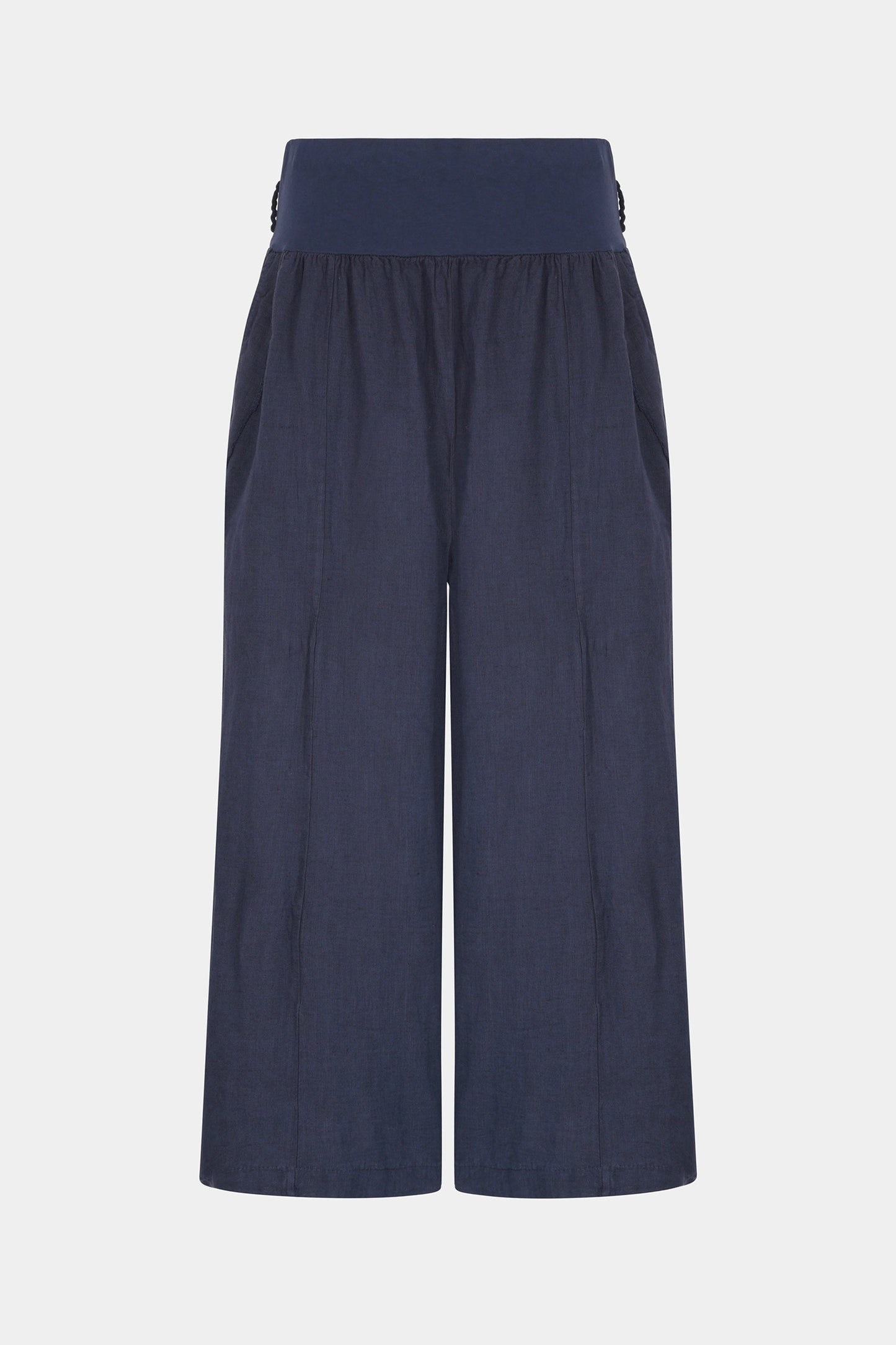 Palazzo Linen Trousers