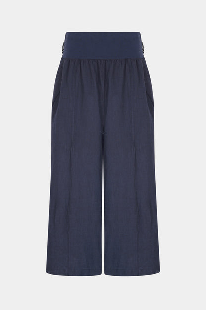 Palazzo Linen Trousers