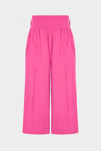 Palazzo Linen Trousers