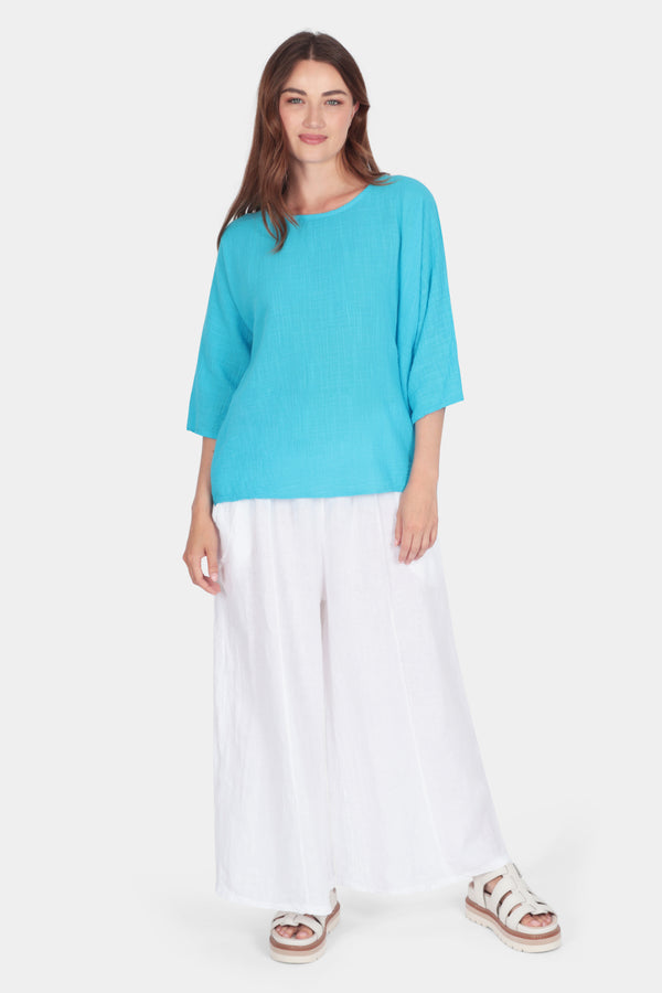 Palazzo Linen Trousers