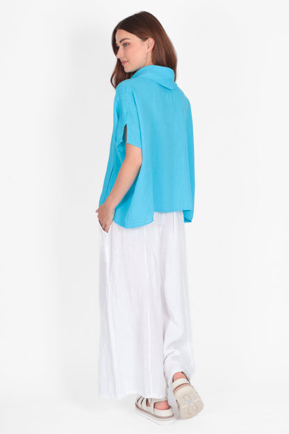 Palazzo Linen Trousers