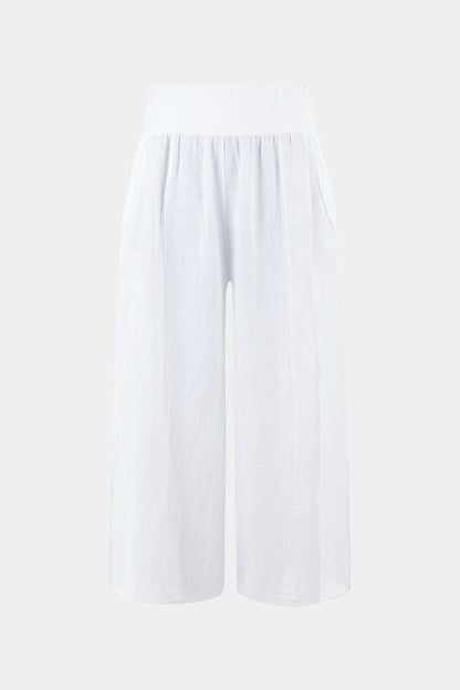 Palazzo Linen Trousers