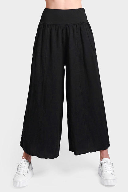 Palazzo Linen Trousers