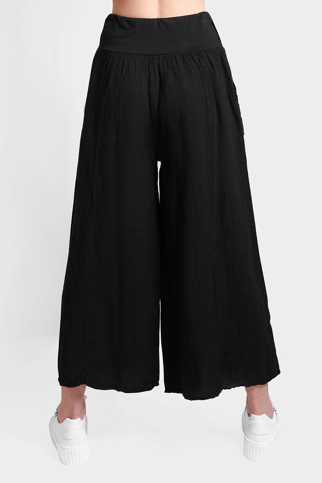 Palazzo Linen Trousers