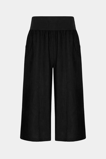Palazzo Linen Trousers