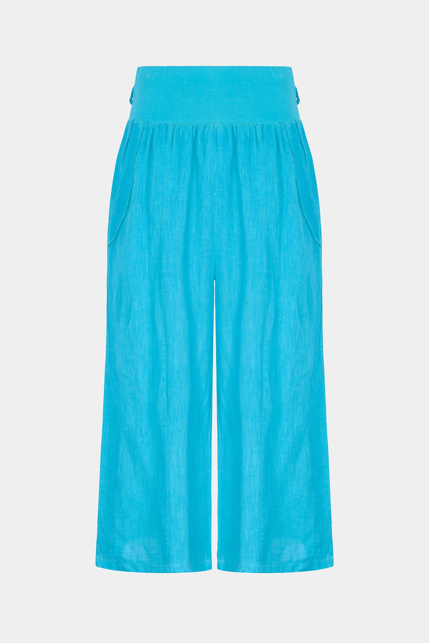 Palazzo Linen Trousers